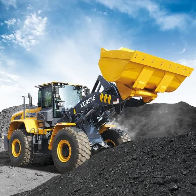 XCMG XC958E Heavy Wheel Loader deployed by EMSL